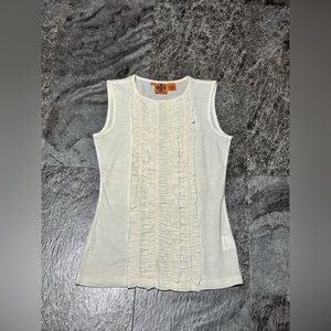 Tory Burch womens white tank top